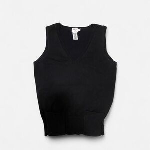 Calvin Klein Jeans Black V-Neck Tank Top